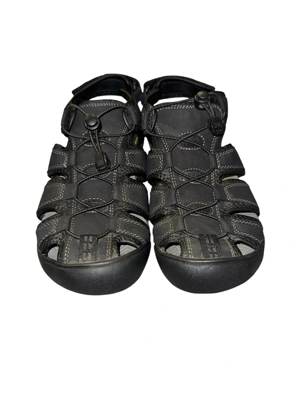 Khombu Travis Men's active Black Outdoor Sandals size 10